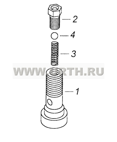 7405.1004066 Клапан форсунки охлаждения поршня